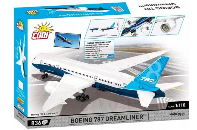 COBI 26603 Boeing 787-8 Dreamliner, 1:110, 836 d