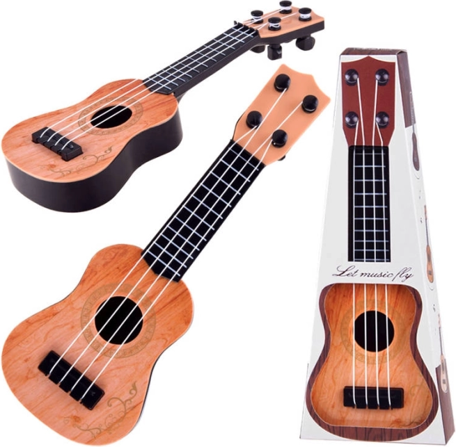 Mini ukulele za djecu 25 cm – Svijetlosmeđa