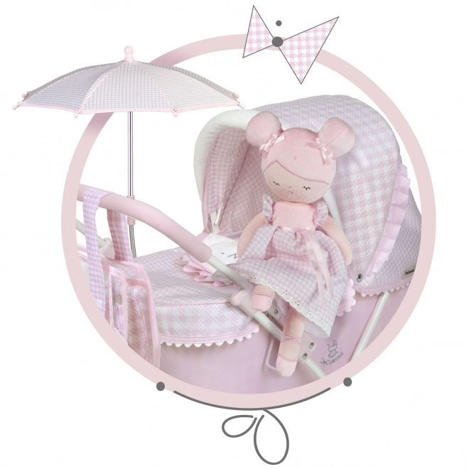 DeCuevas 20046 Plišana lutka NIZA - 36 cm s kolijevkom