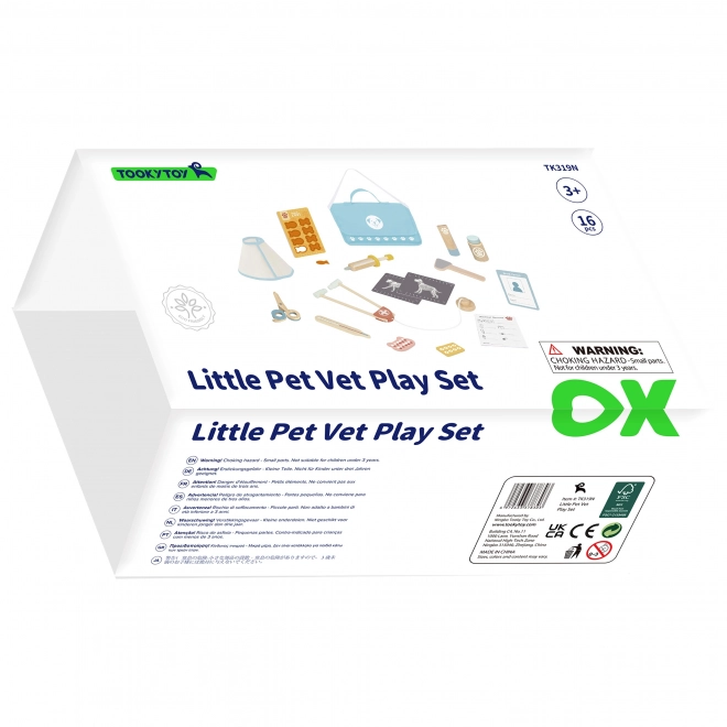 Tooky Toy veterinarski set s torbom 17 dijelova