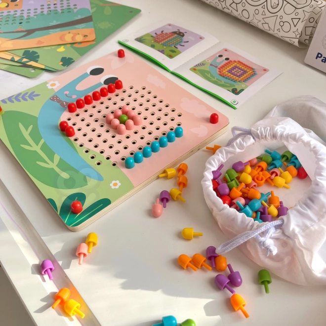 Drvena slagalica s kvačicama od Tooky Toy