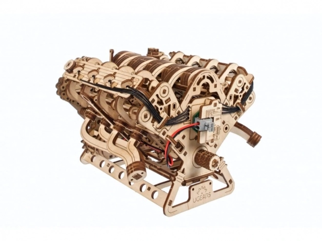 Ugears 3D drvene puzzle motor V8