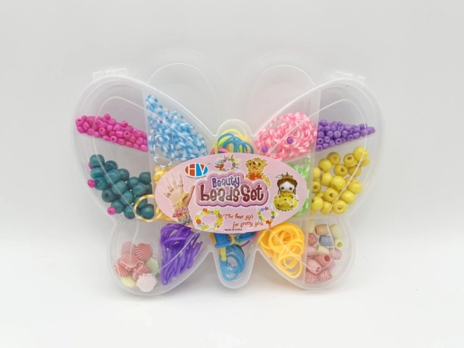 Set gumica i perlica za izradu narukvica Loom Band, 338 kom