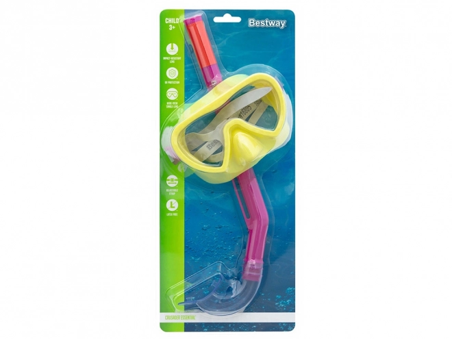 Bestway dječja ronilačka maska ​​s disalicom za djecu 3+ – Žuta