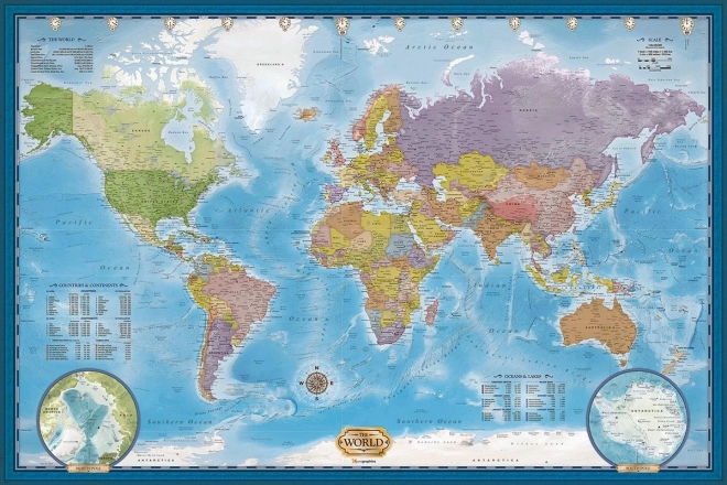 EUROGRAPHICS Puzzle Karta svijeta 5000 dijelova