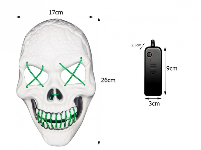 Svjetleća maska za Halloween
