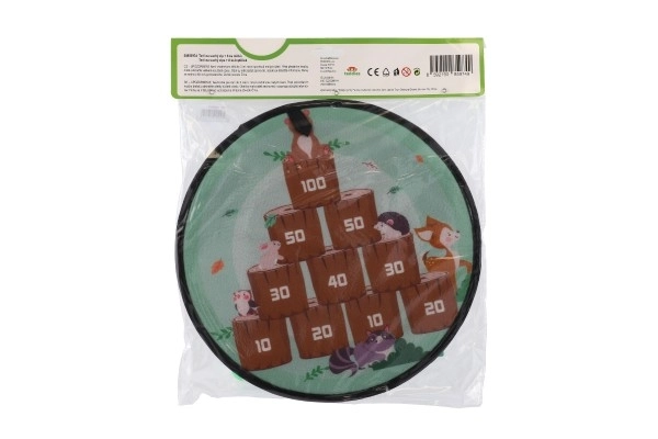 Dvosmjerni meta s čičak loptice 34 cm
