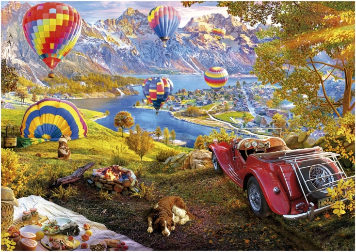 Puzzle EDUCA Dolina balona na vrući zrak 3000 dijelova