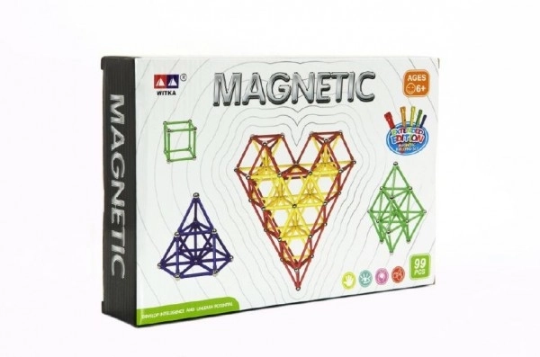 Magnetna konstrukcijska igračka - 99 komada