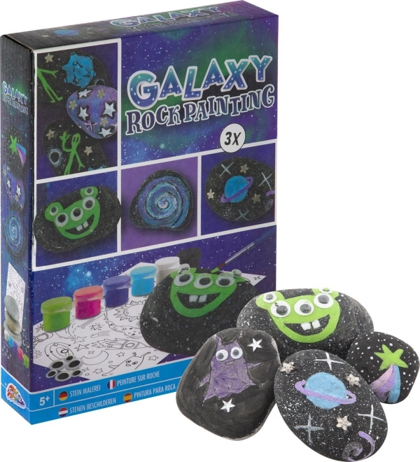 Grafix Slikanje na kamenčiće Galaxy