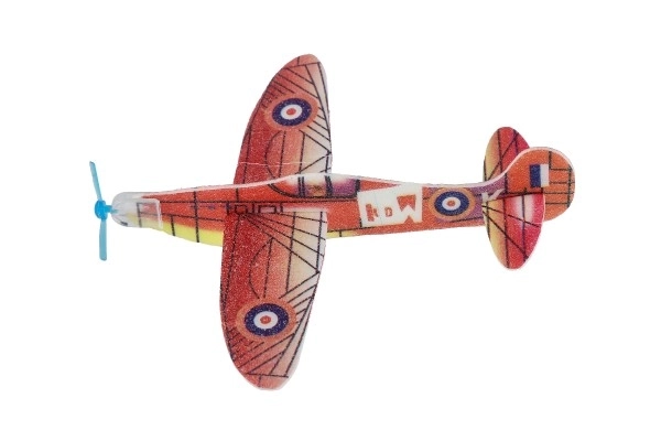 Pjenasti bacajući avion 18 cm mix