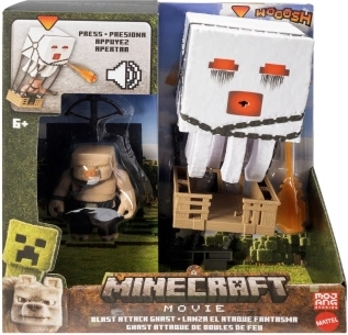 Minecraft Napadajući Ghast s projektilima – interaktivna figurica