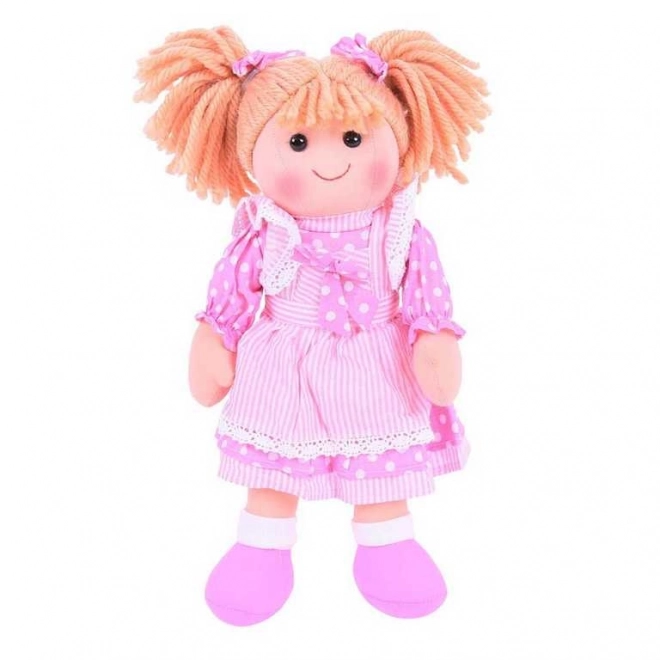 Bigjigs Toys Tkaninska lutka Anna 34 cm