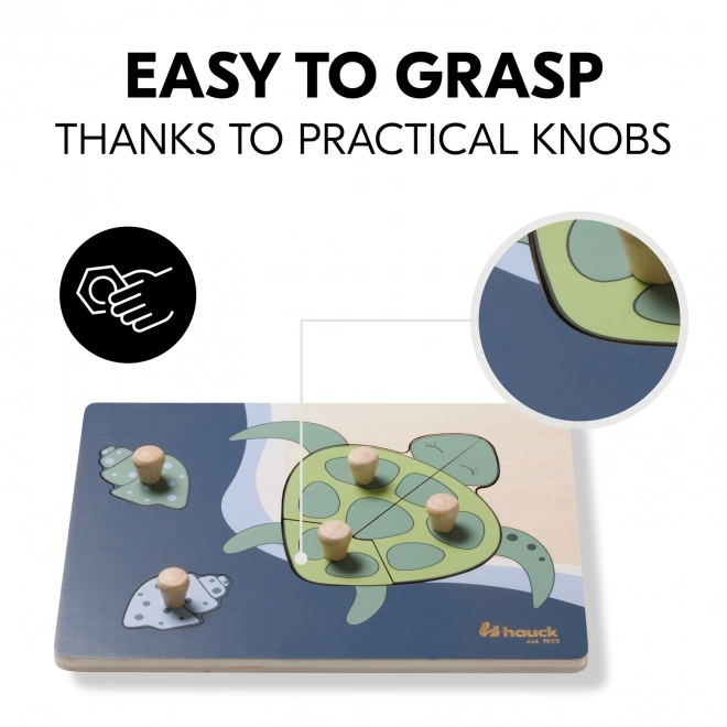 Drvene puzzle - kornjača