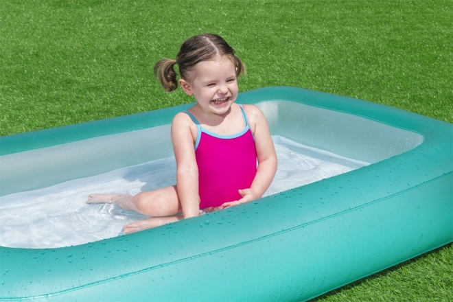 BESTWAY Pravokutni dječji napuhujući bazen 2+ 165x104x25cm + napuhujuće dno