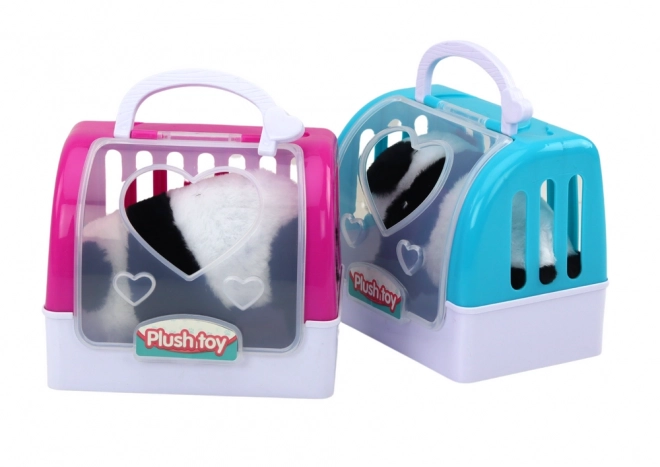 Plišana interaktivna panda u boji Transporter Pink Blue