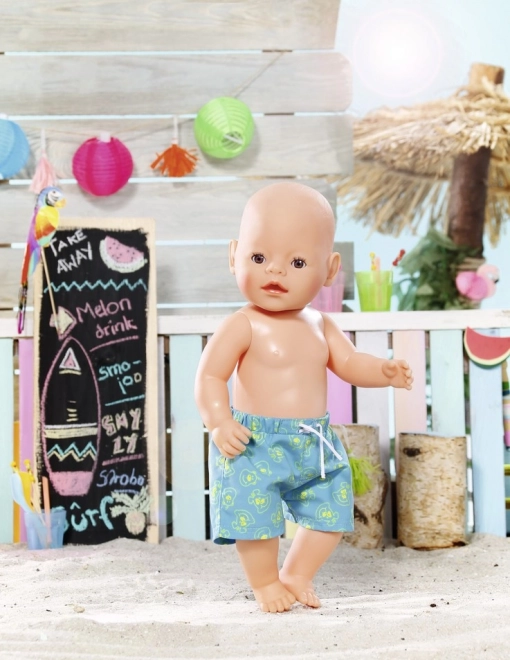 Baby born ljetne plažne hlačice plave