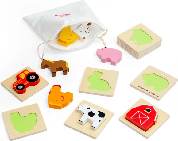 Bigjigs Toys putna igra opipaj i pronađi – farma