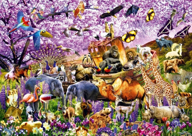 Puzzle Bluebird U dvoje na Noinu arku 1000 dijelova