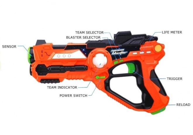 Set Laserskih Paintball Pištolja