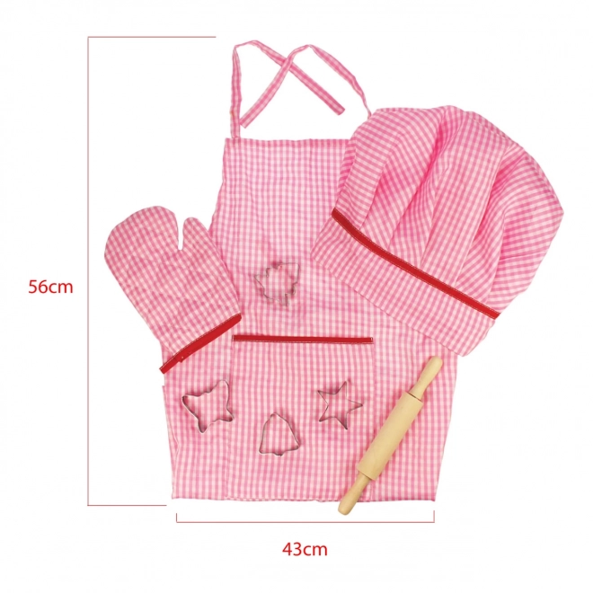 Bigjigs Toys Ružičasti set šefkuharice