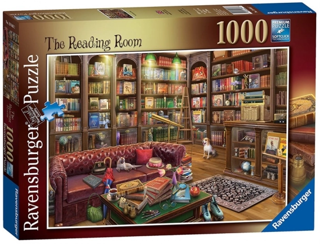 Puzzle Udobna knjižnica 1000 komada Ravensburger