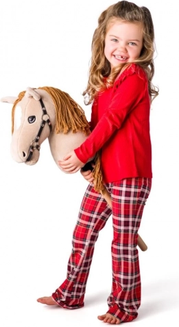 Hobby horse Gracja – konjić na štapu od mekog pliša