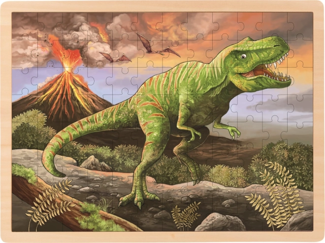 Drvene puzzle T-Rex od Goki