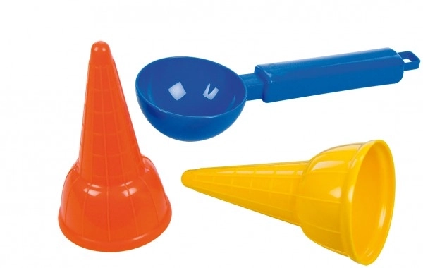 Zamrznuta zbirka - 2x kornet + plastična lopatica u mreži 8x18cm