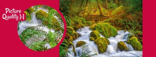 Puzzle Šumski vodopad 1000 dijelova