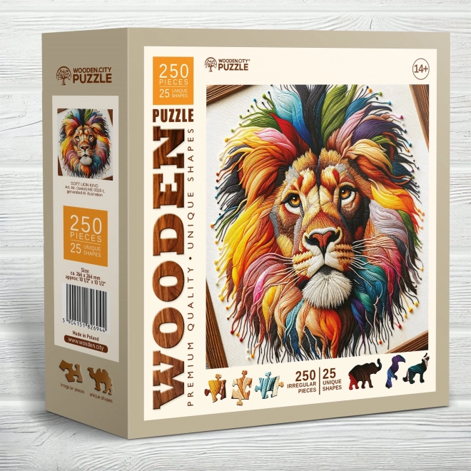 Drvene puzzle Nježni Lavlji kralj 250 dijelova