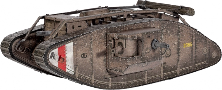 3D metal puzzle Britanski tenk Mark IV