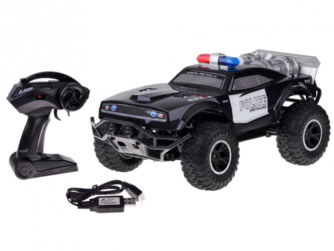 Veliki upravljivi monster truck POLICIJA s daljinskim osvjetljenjem RC0626