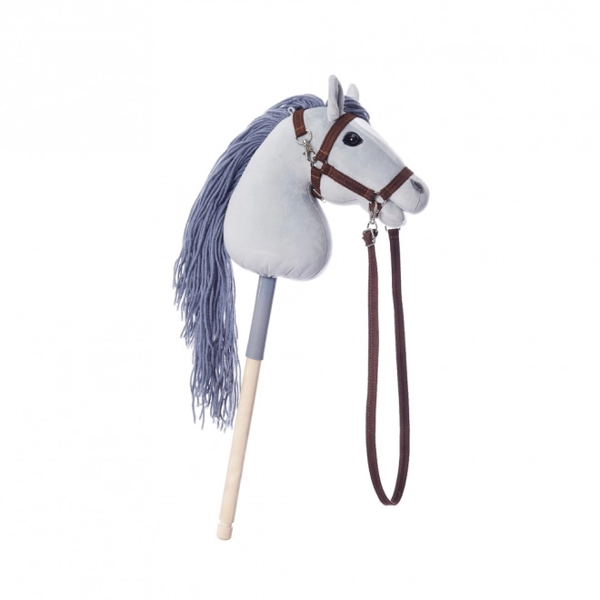 HOPPIHORSE konj na štapu hobi konj veličina A4 sivi
