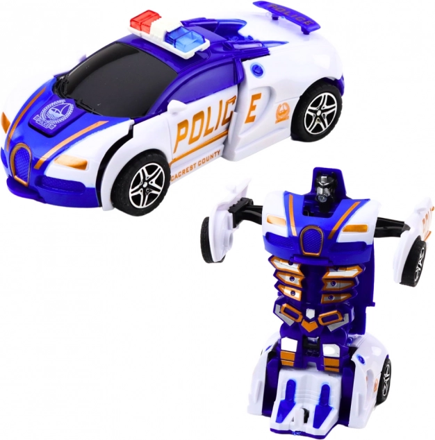 Auto Robot 2u1 Sportski Policijski Auto