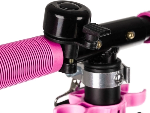 Sklopivi gradski romobil za djecu s velikim kotačima (200 mm) – ružičasta