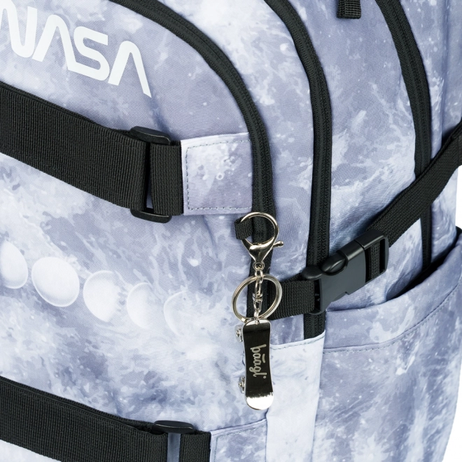 BAAGL Školski ruksak Skate NASA Grey