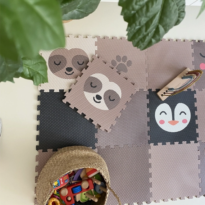 Minideckfloor Ljenjivac - smeđi s krem ljenjivcem