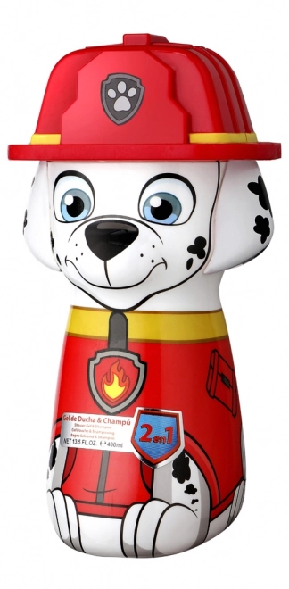 Psi Patrol Marshall gel za tuširanje i šampon 400 ml u 3D boci