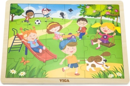 Drvene puzzle VIGA Proljeće 24 dijelova