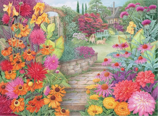 RAVENSBURGER Puzzle Prekrasni vrtovi 4x500 dijelova