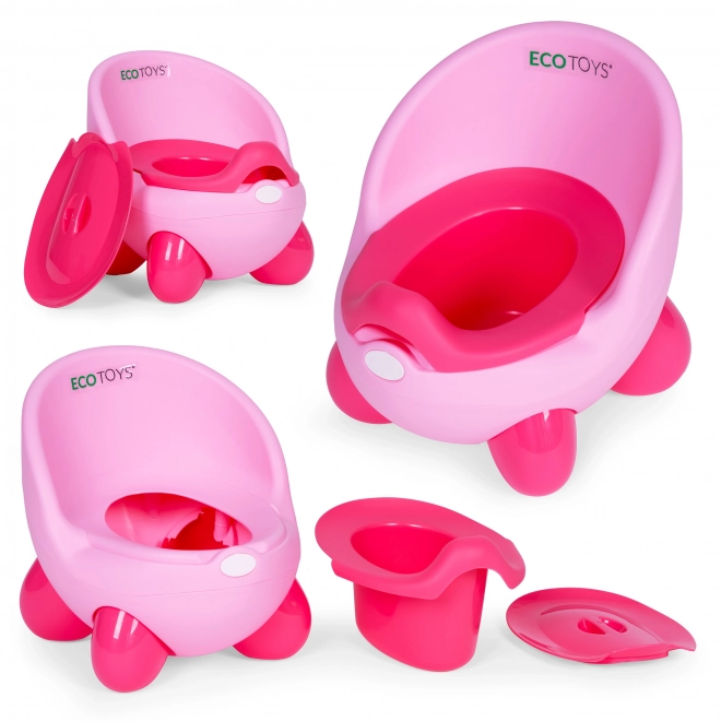 Dječji kahlica s odvojivom posudom i protukliznim nogama ECOTOYS