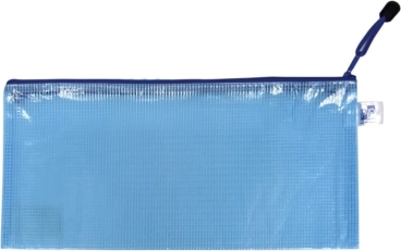 Plava mrežasta kovertica s patentnim zatvaračem formata DL