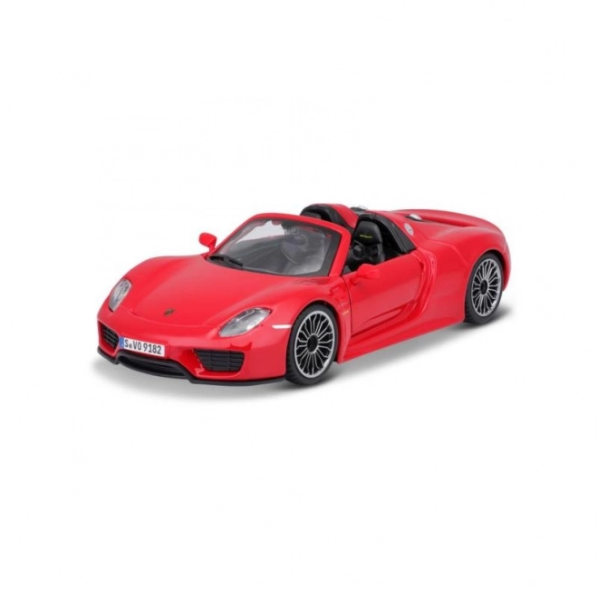 Kovinsko autiće Porsche 918 Spyder crveno