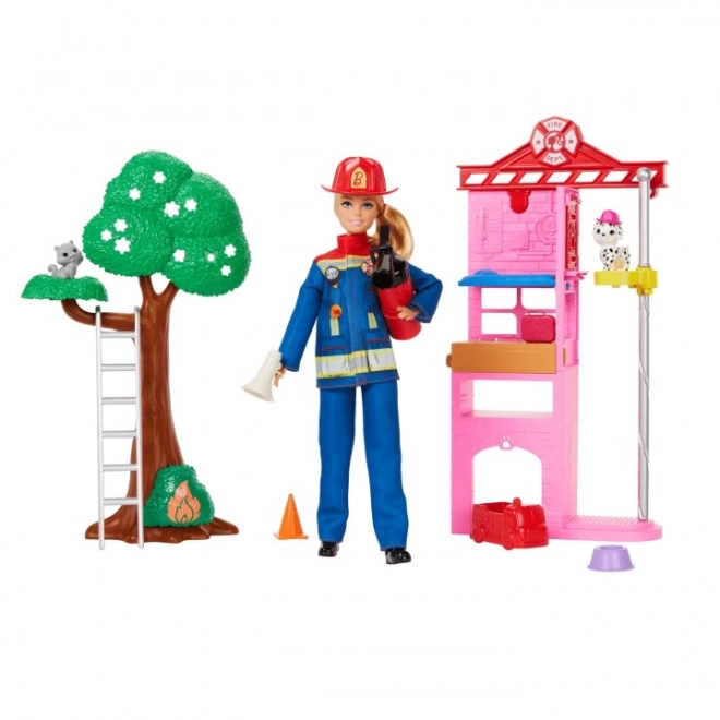 Lutka Barbie vatrogasac s priborom