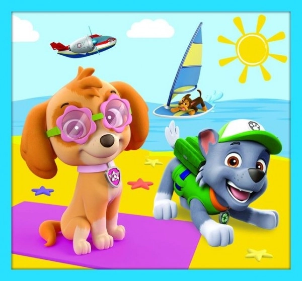 Puzzle Paw Patrol Psići u ophodnji 10u1 Pouzdan tim u kutiji 40x27x6cm