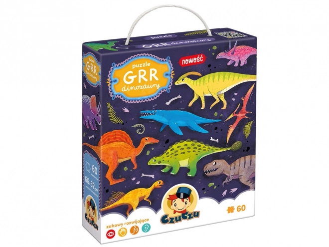 Puzzle CzuCzu Grr Dinosauri 60 komada