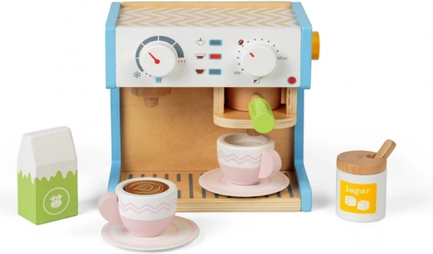 Drveni aparat za kavu BIGJIGS TOYS za djecu
