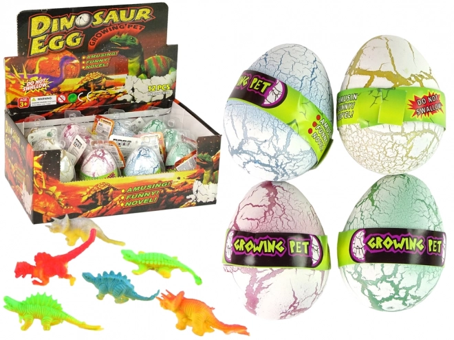 Čarobno Jaje Dinosaurus 6 cm Bijelo