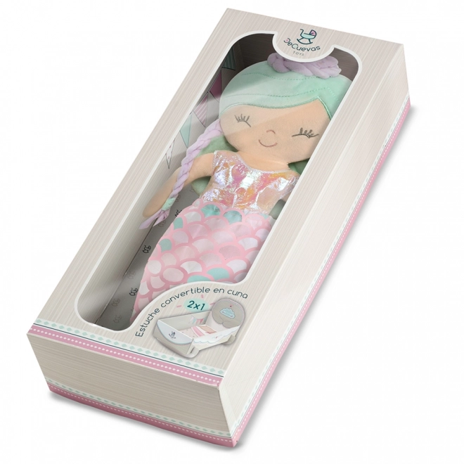 DeCuevas 20041 Plišana lutka 2u1 OCEAN FANTASY - 36 cm s kolijevkom